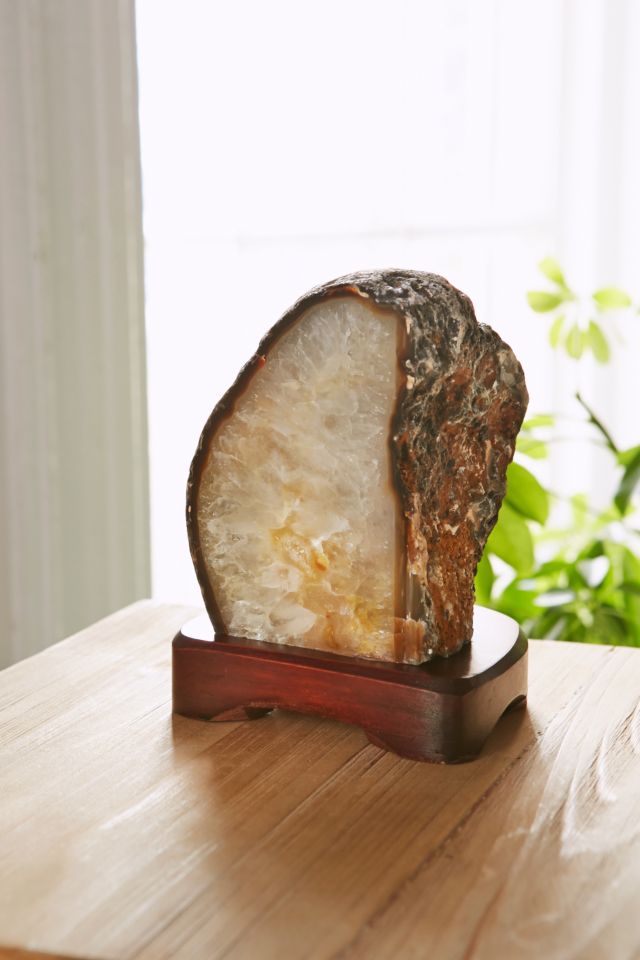 Agate Stone Table Lamp #1