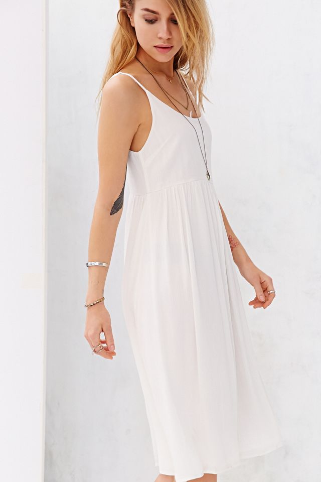 Kimchi Blue Crinkle Gauze Flowy Midi Dress #3