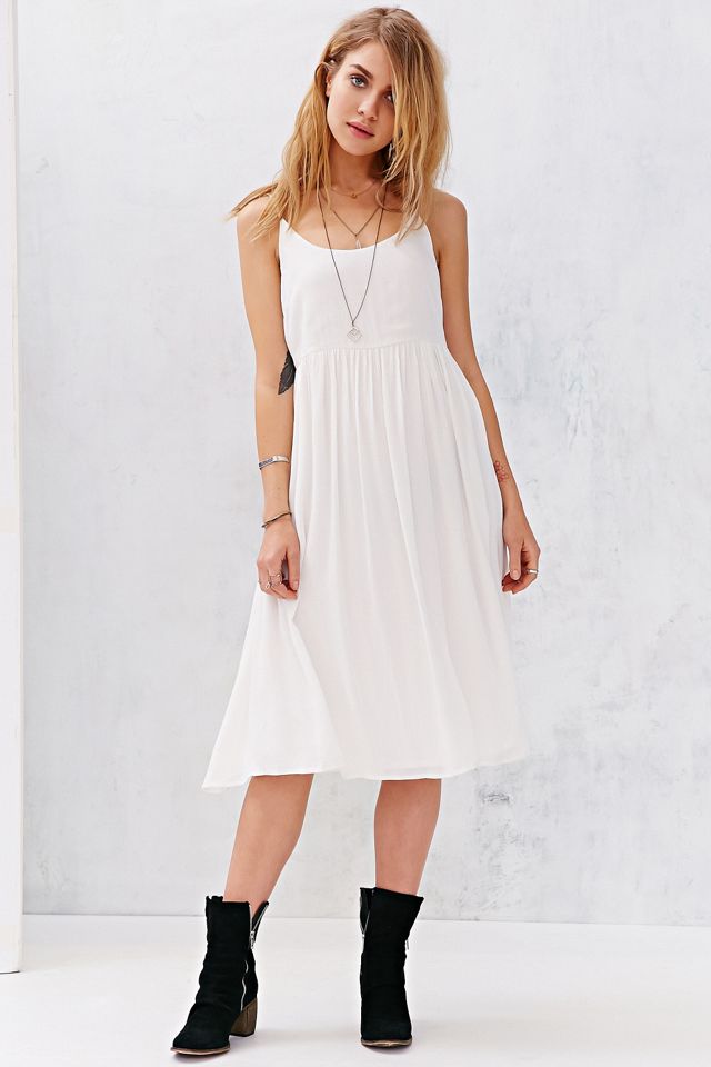 Kimchi Blue Crinkle Gauze Flowy Midi Dress #5