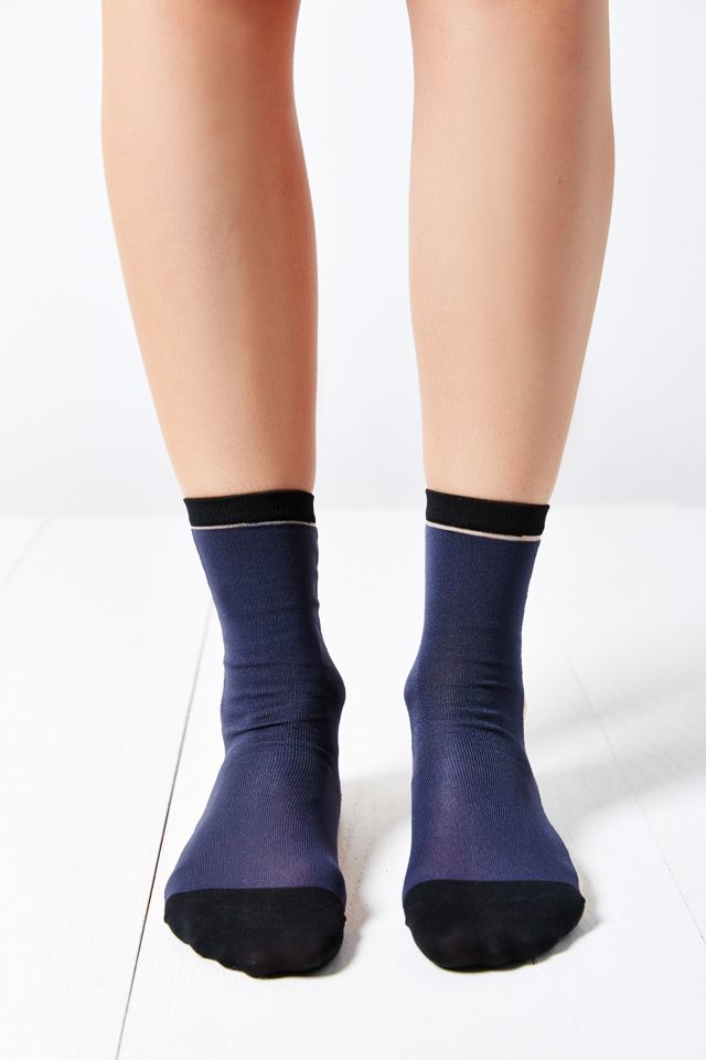 Colorblock Sheer Sock #2