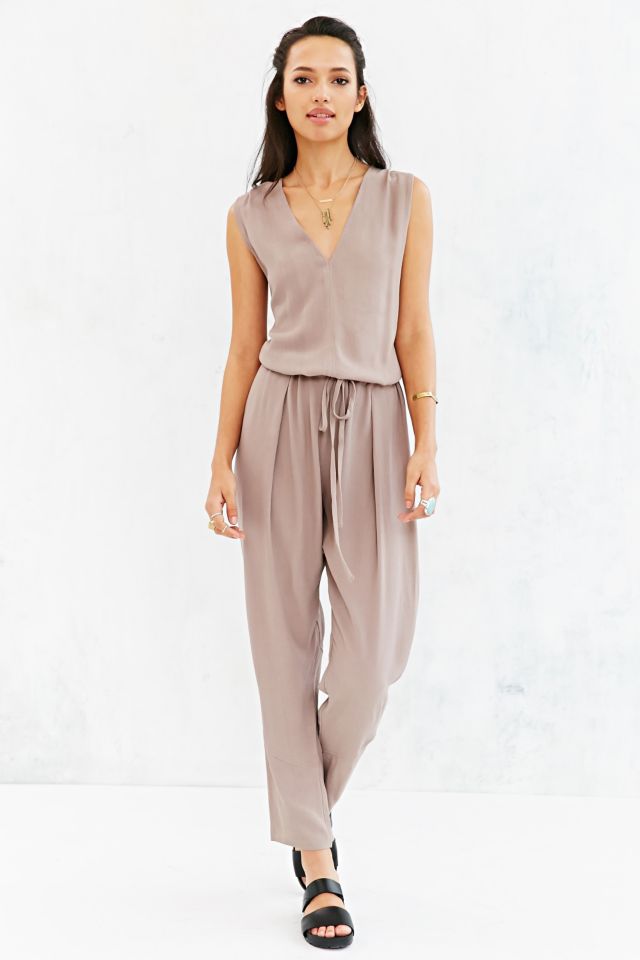 COPE Textured Drawstring Jumpsuit #1