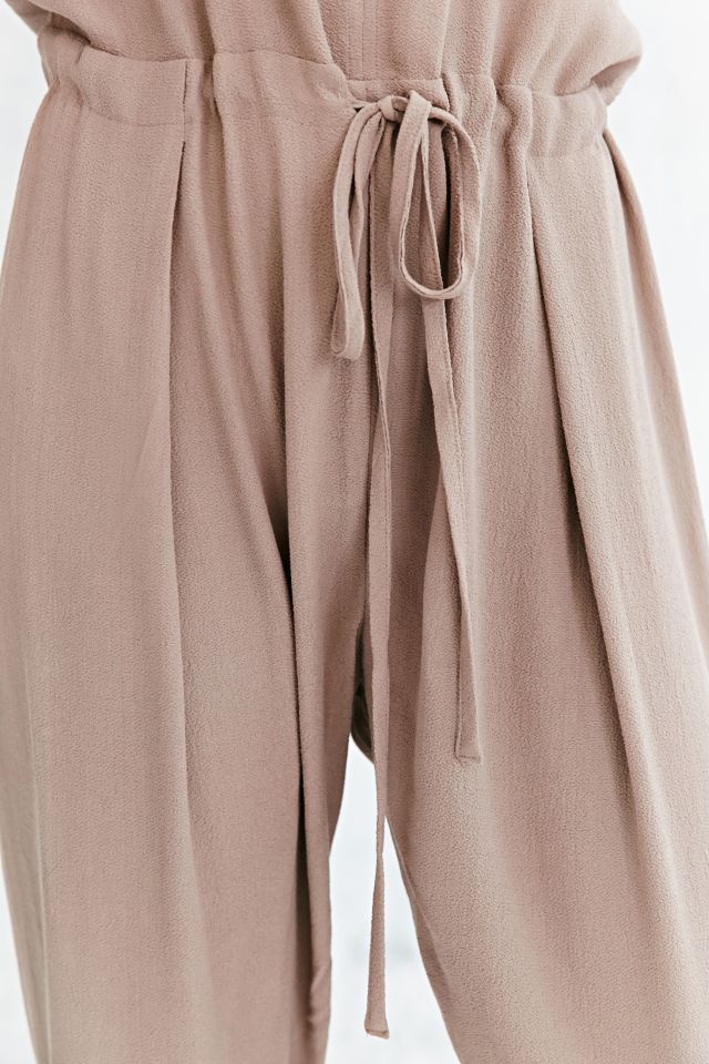COPE Textured Drawstring Jumpsuit #4