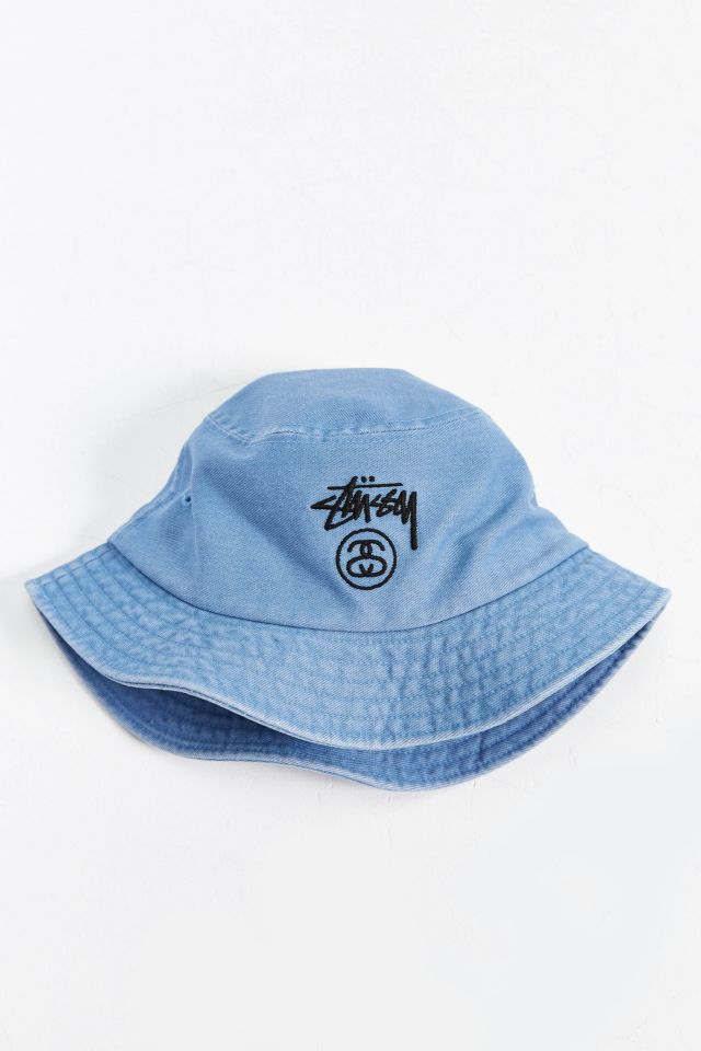 Stussy Stock Lock Denim Bucket Hat #5