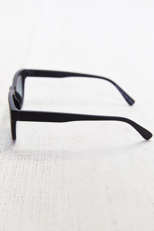Matte Black Square Sunglasses #2