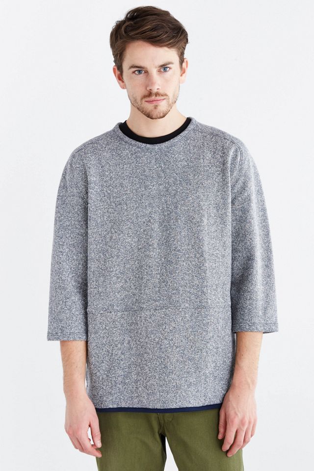 CPO 3/4-Sleeve Crew Neck Sweatshirt | Urban Outfitters