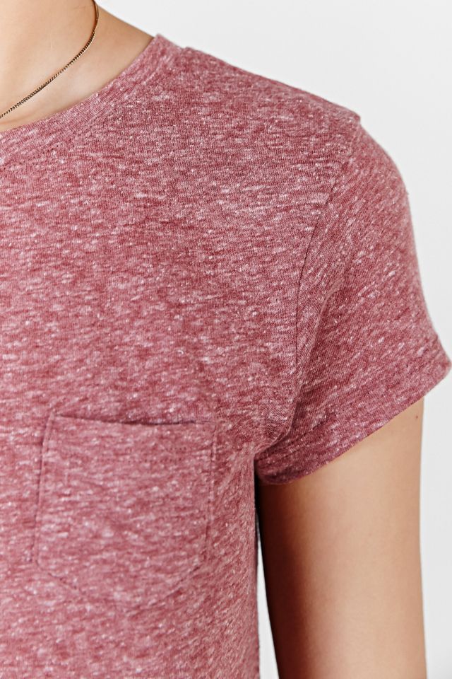T-shirt rétréci uni avec poche BDG #2