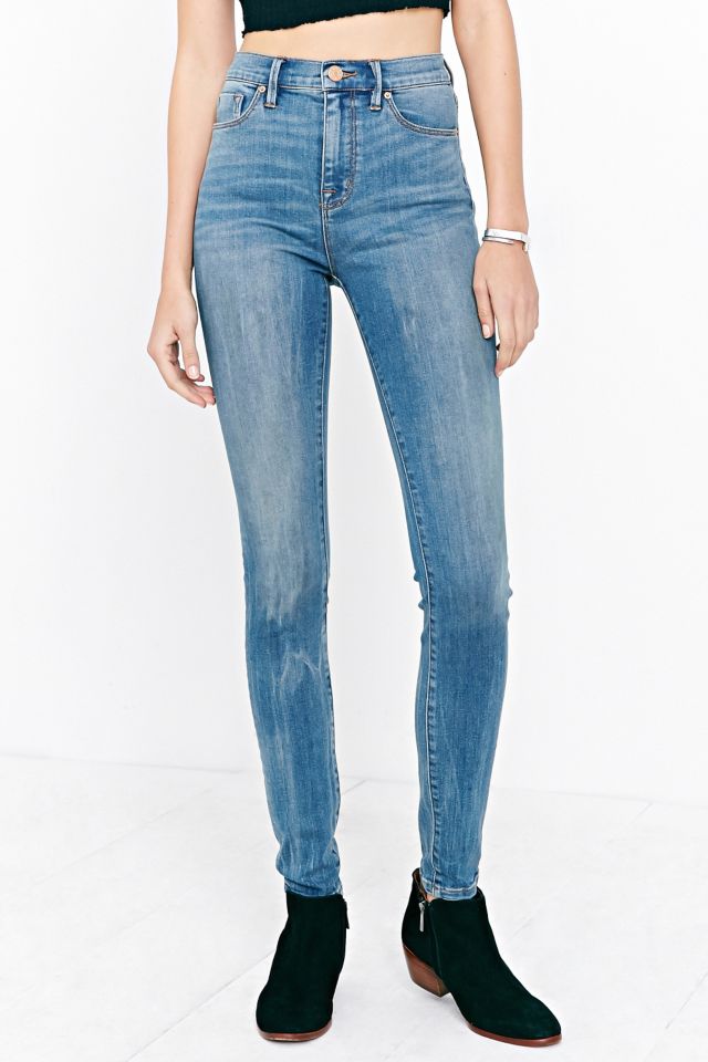 Jeans filiforme taille haute Twig BDG - Coucher de soleil indigo #1