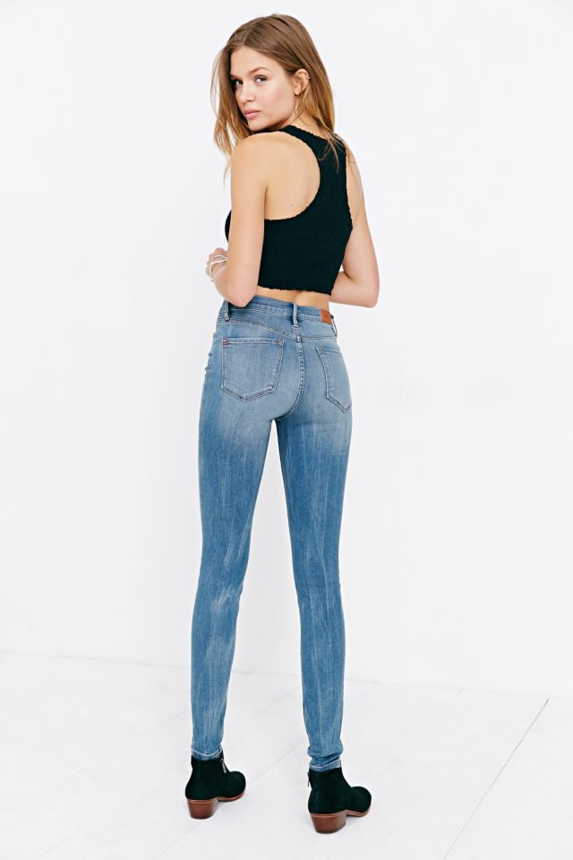 Jeans filiforme taille haute Twig BDG - Coucher de soleil indigo #3