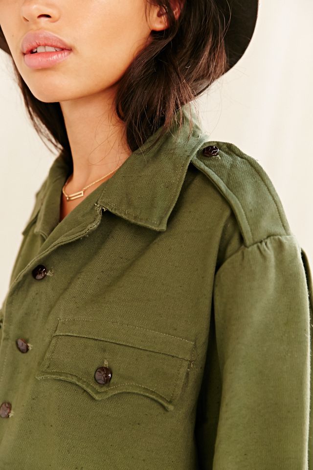 Urban Renewal Vintage Bulgarian Pullover Jacket #1