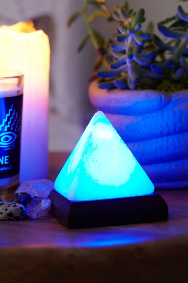Himalayan Salt Pyramid Mini Lamp #1