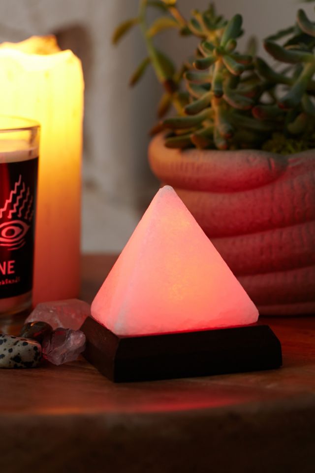 Himalayan Salt Pyramid Mini Lamp #2