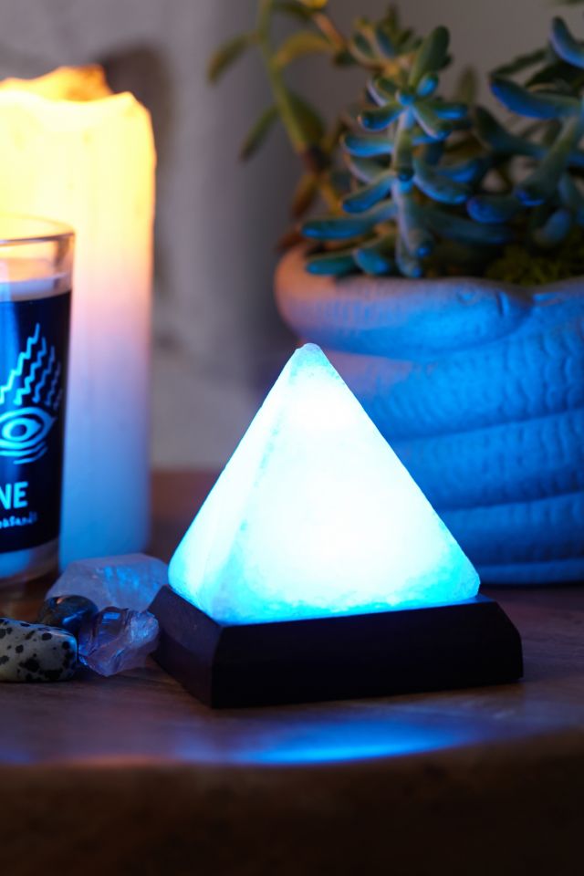Himalayan Salt Pyramid Mini Lamp #3