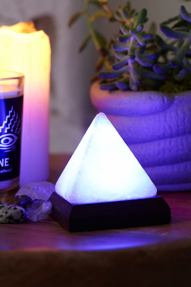 Himalayan Salt Pyramid Mini Lamp #4