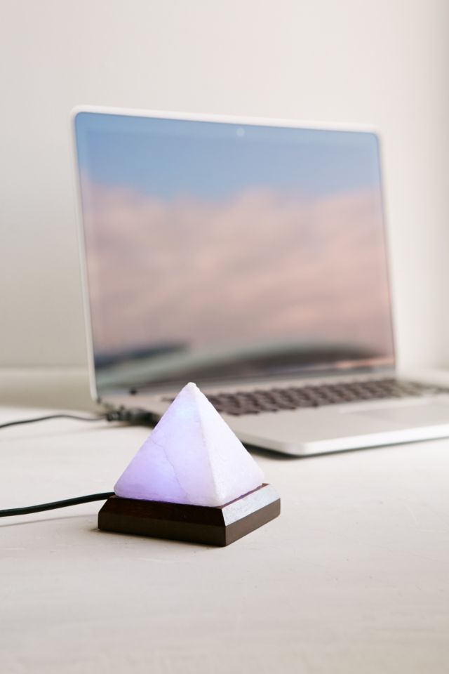 Himalayan Salt Pyramid Mini Lamp #5