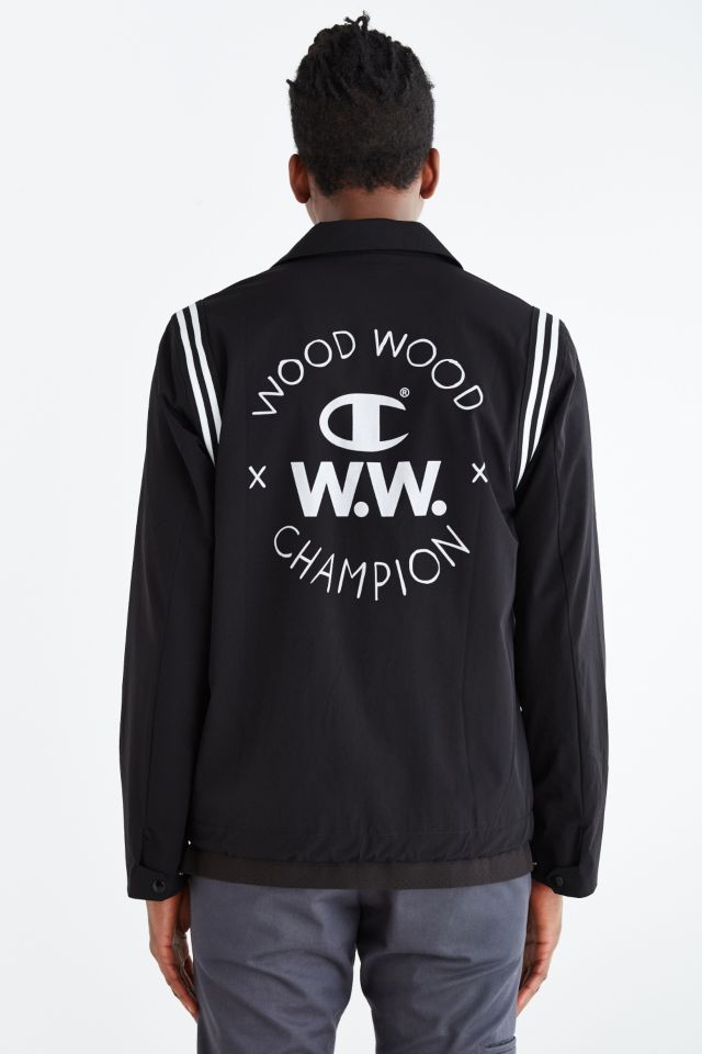 krigsskib Do Giraf Champion X Wood Wood Coach Jacket | Urban Outfitters Canada