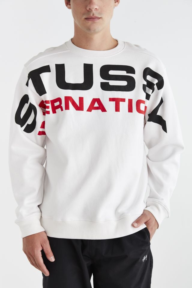 Stussy Big Logo Crew Neck Sweatshirt | Urban Outfitters Canada