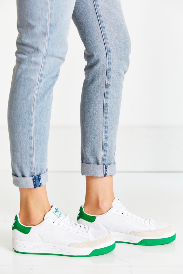 adidas gazelle silver green womens ADIDAS ROD LAVER CNSRTM main image 1
