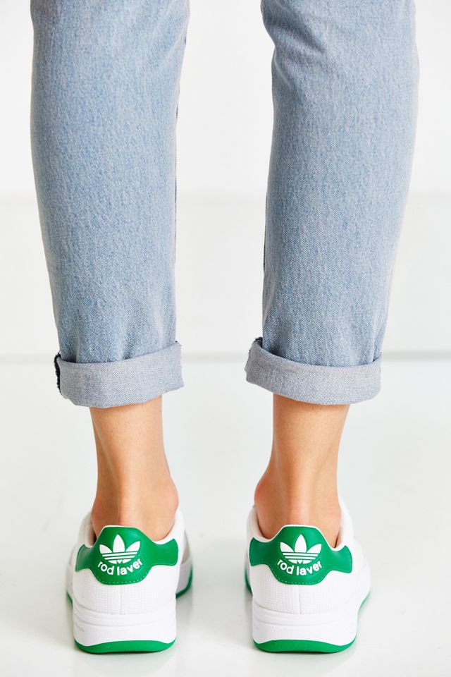 adidas gazelle silver green womens adidas Rod Laver