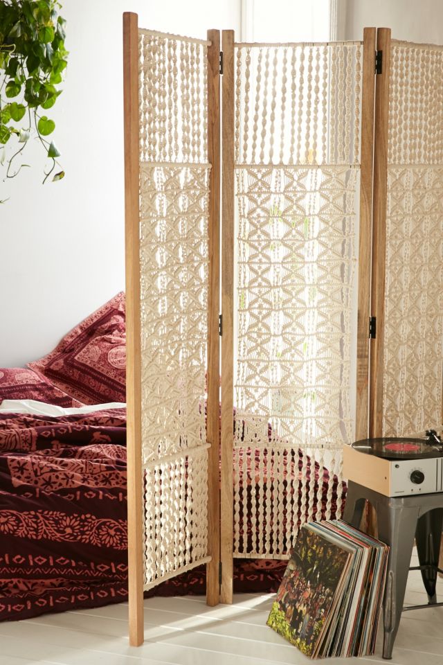 Magical Thinking Tabitha Macrame Foldable Screen #2