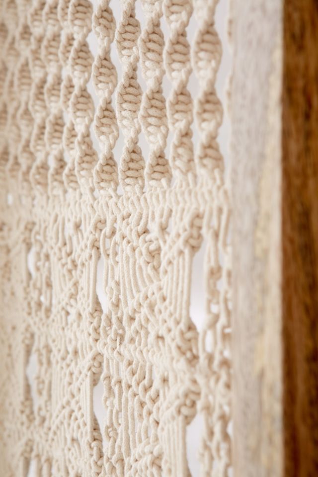 Magical Thinking Tabitha Macrame Foldable Screen #4