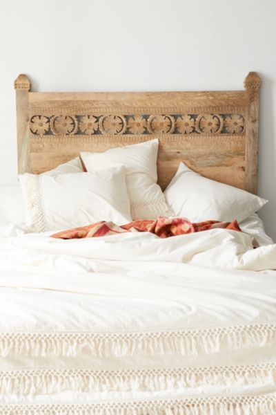 Urban outfitters slatted on sale wooden headboard