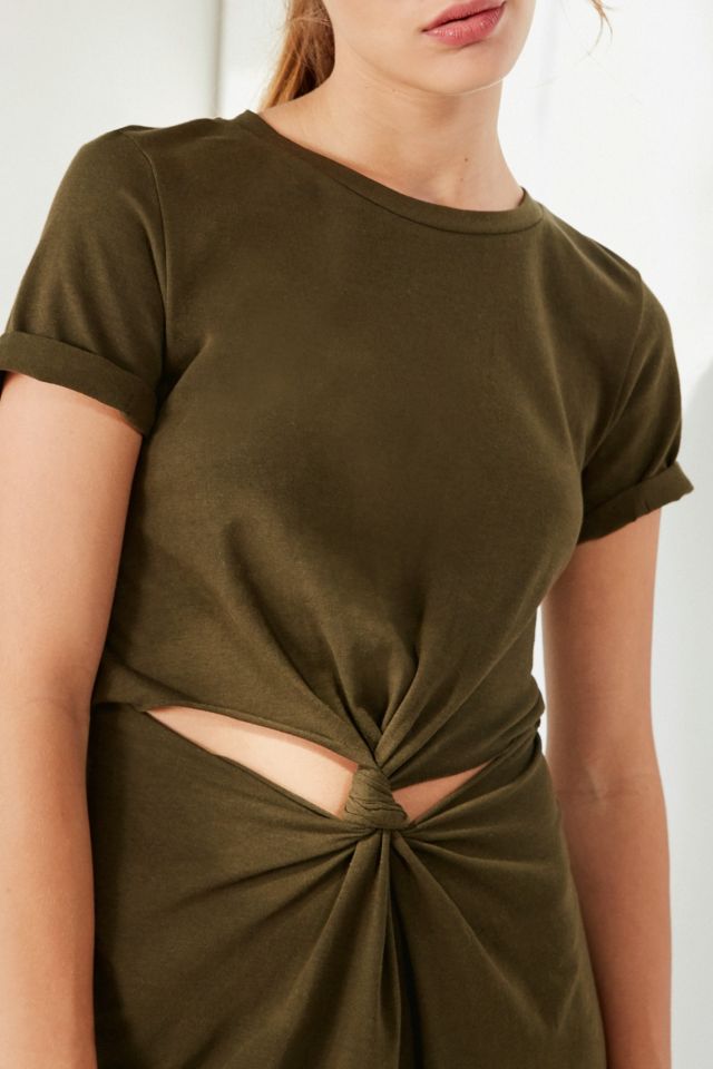 Honey Punch Knot-Front T-Shirt Dress #2