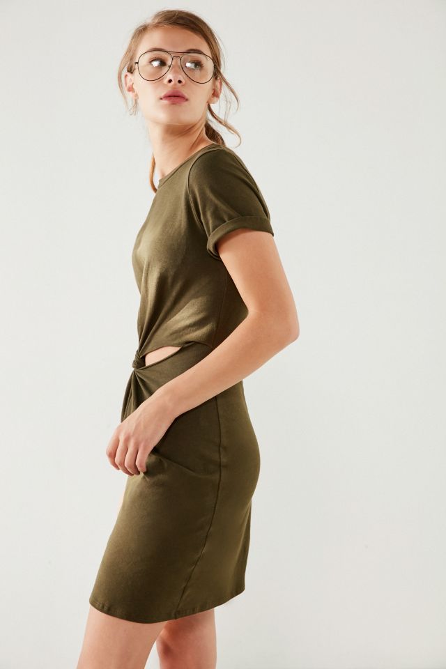 Honey Punch Knot-Front T-Shirt Dress #5