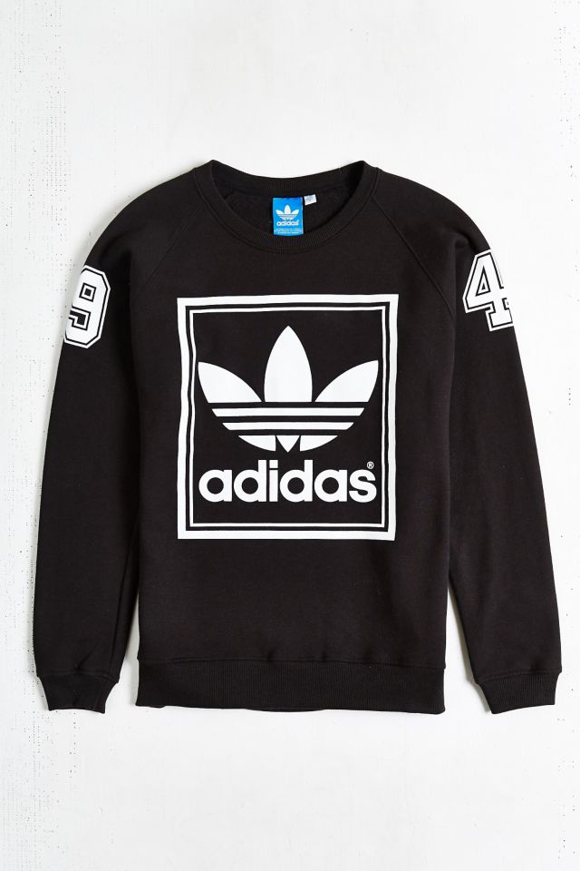 Street graphic crew sweatshirt sales adidas