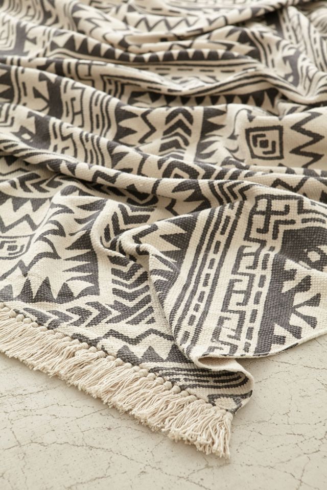 Tonal Diamond Printed Rug #5