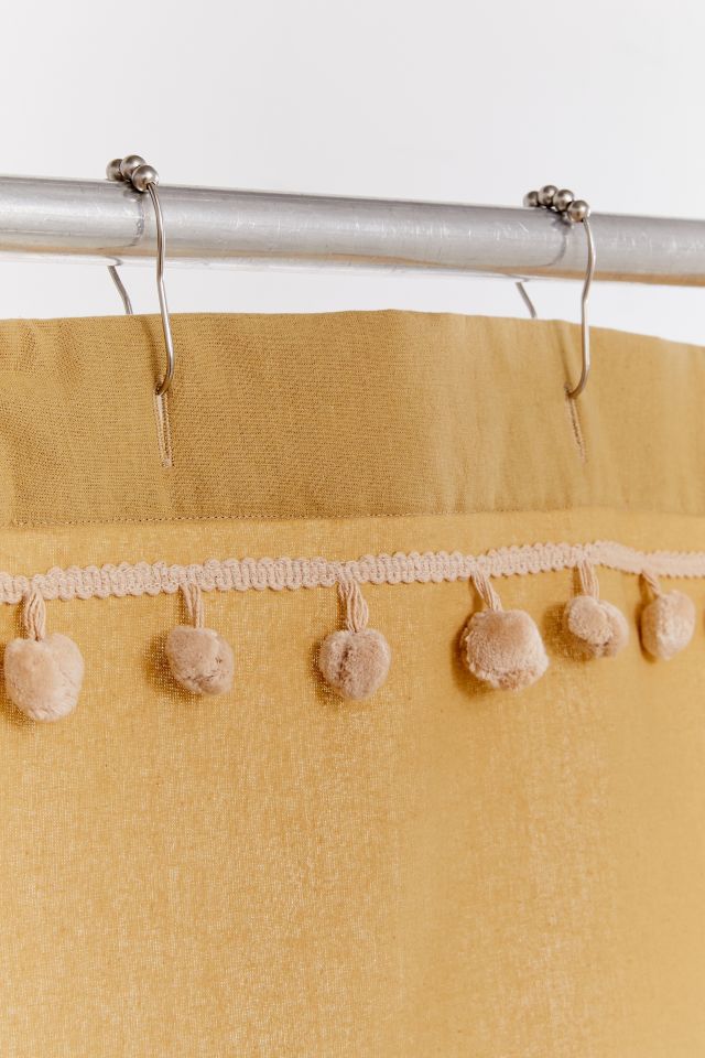 Magical Thinking Pompom Shower Curtain #1