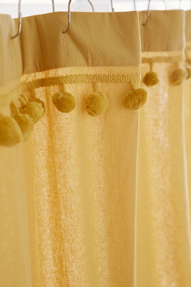 Magical Thinking Pompom Shower Curtain #2
