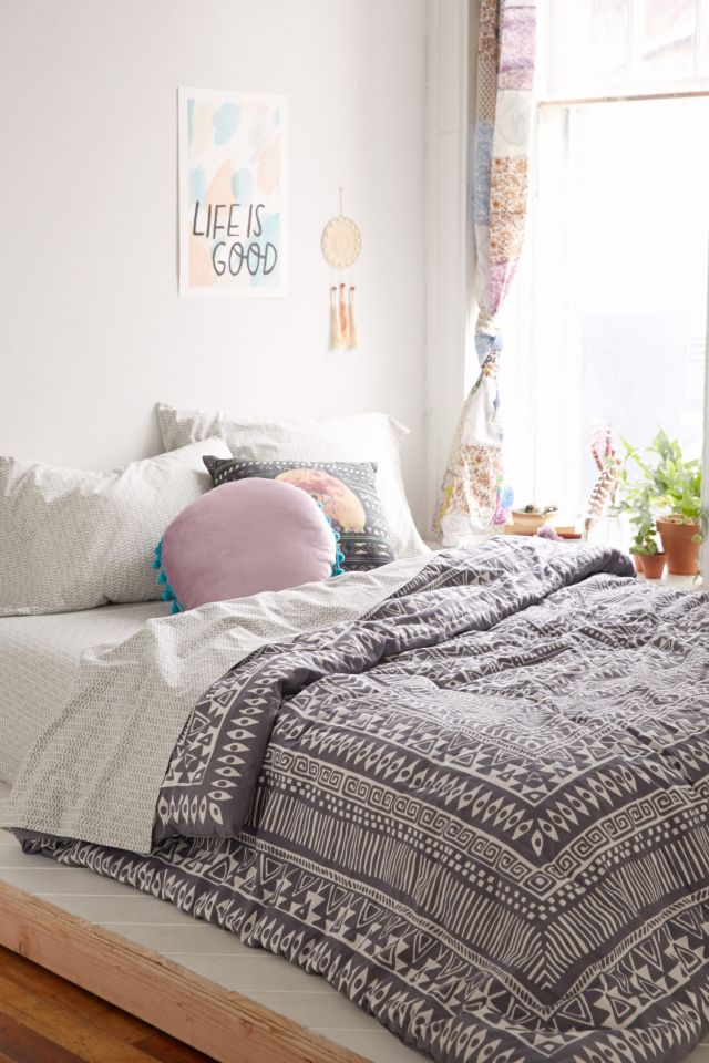Magical Thinking Printed Woodblock Comforter Snooze Set #3