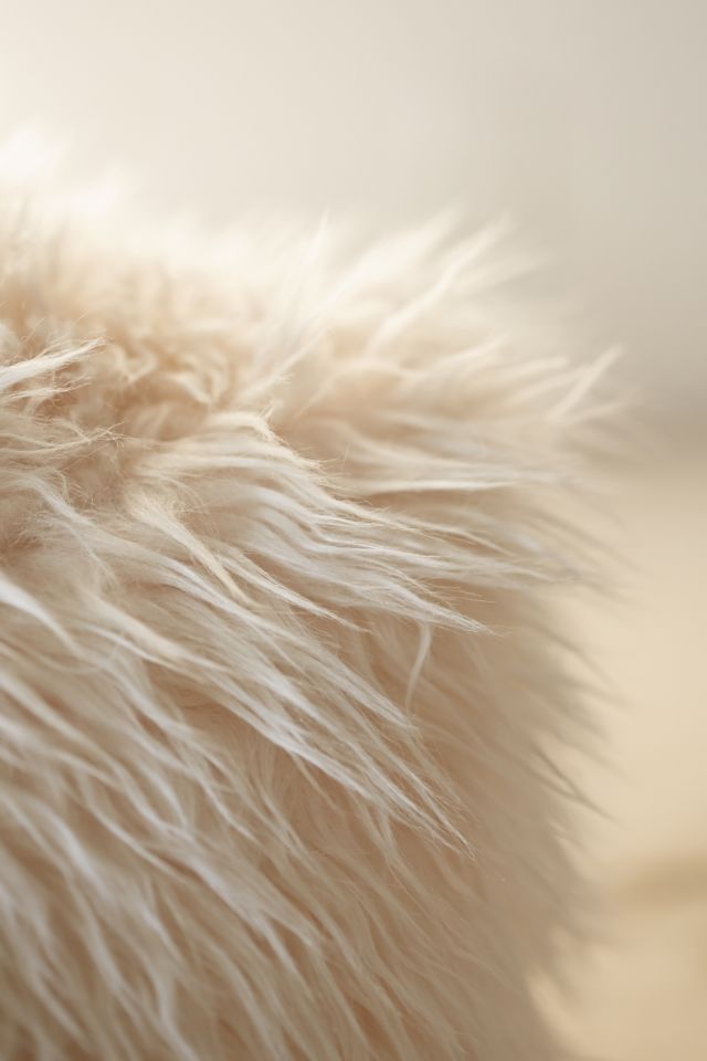 Faux Fur Pouf #5