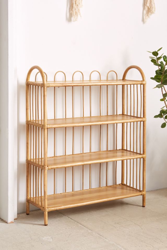 Rattan bookshelf urban outfitters discount
