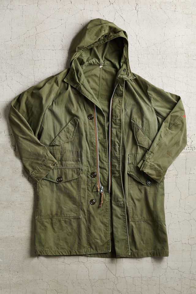 Vintage Green Military Parka | Urban Outfitters