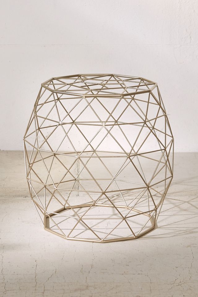 Geometric Metal Side Table #1