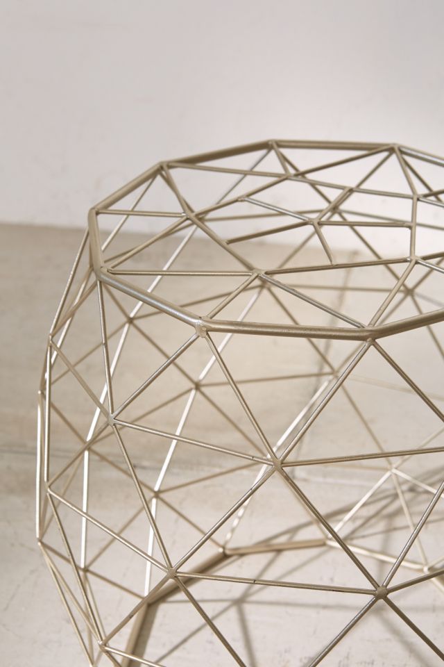 Geometric Metal Side Table #2