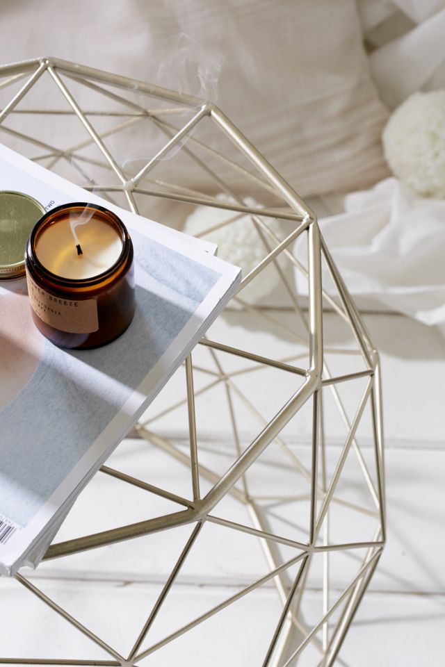 Geometric Metal Side Table #3