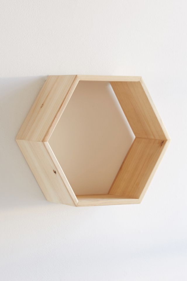 Honeycomb Wood Shelf  #2
