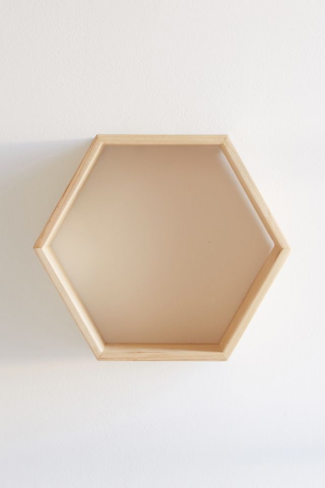 Honeycomb Wood Shelf  #3