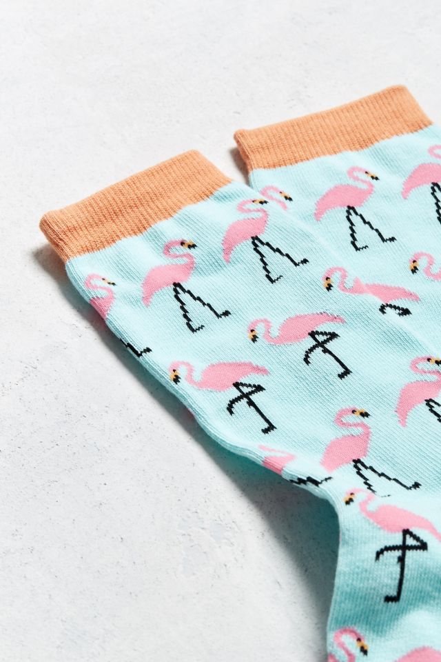 Chaussettes mi-mollet flamant #2