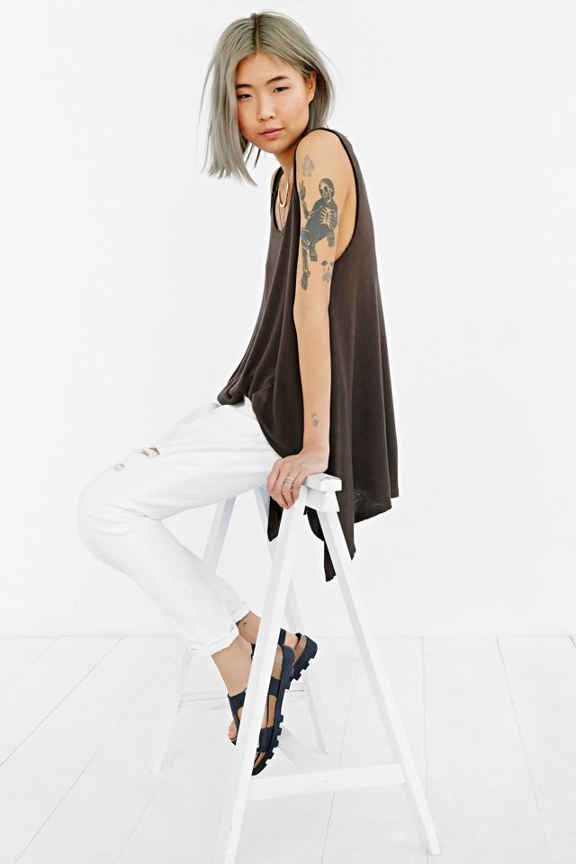 Truly Madly Deeply Dropped-Armhole Tank Top #1