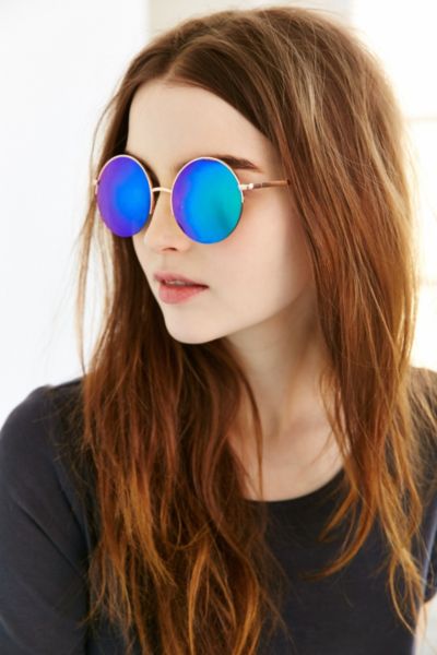 Famous Metal Round Sunglasses Urban Outfitters 9840