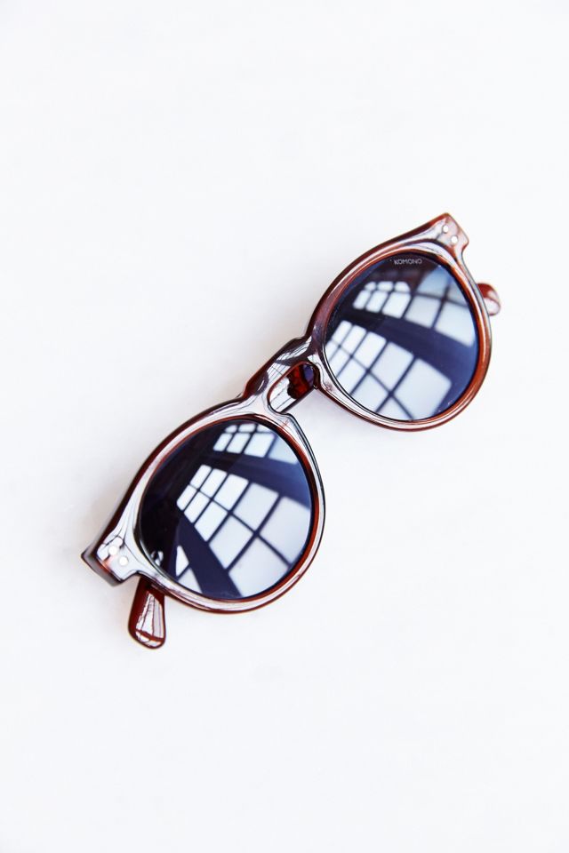 KOMONO Clement Round Sunglasses | Urban Outfitters display picture 2