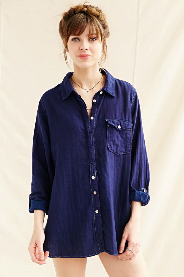 US Rags Oxford Shirt Tunic | Urban Outfitters