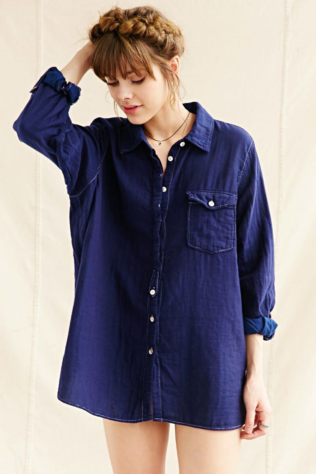US Rags Oxford Shirt Tunic | Urban Outfitters