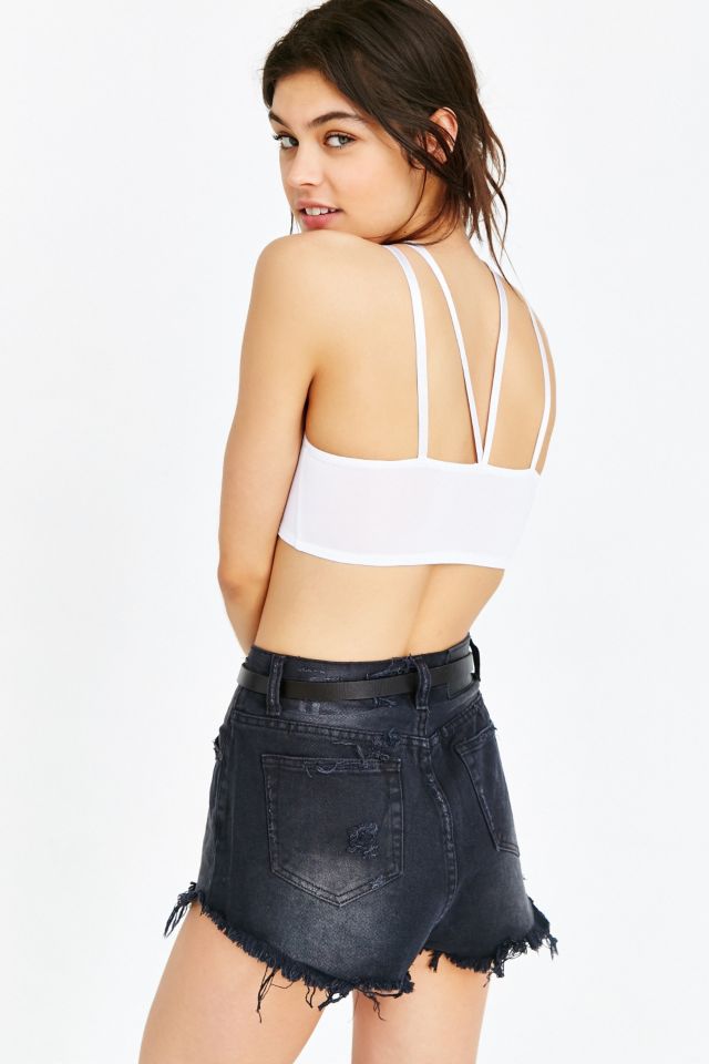 Silence + Noise Front-Cage Strappy Bra #5