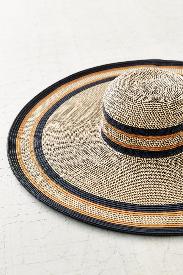 San Diego Hat Company Oversized Striped Sun Hat | Urban 