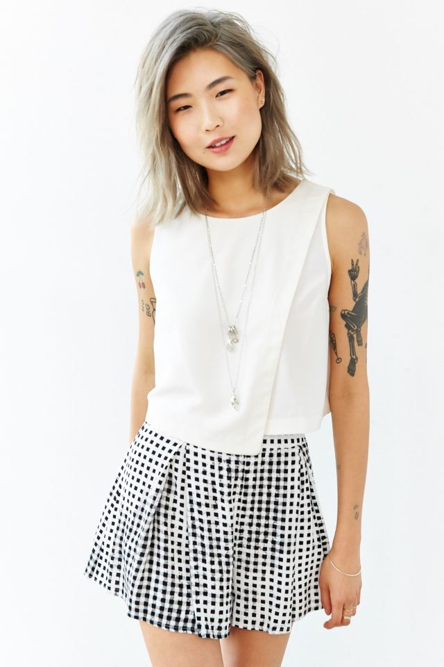 Lucca Couture Clean Crossover Tank Top #3