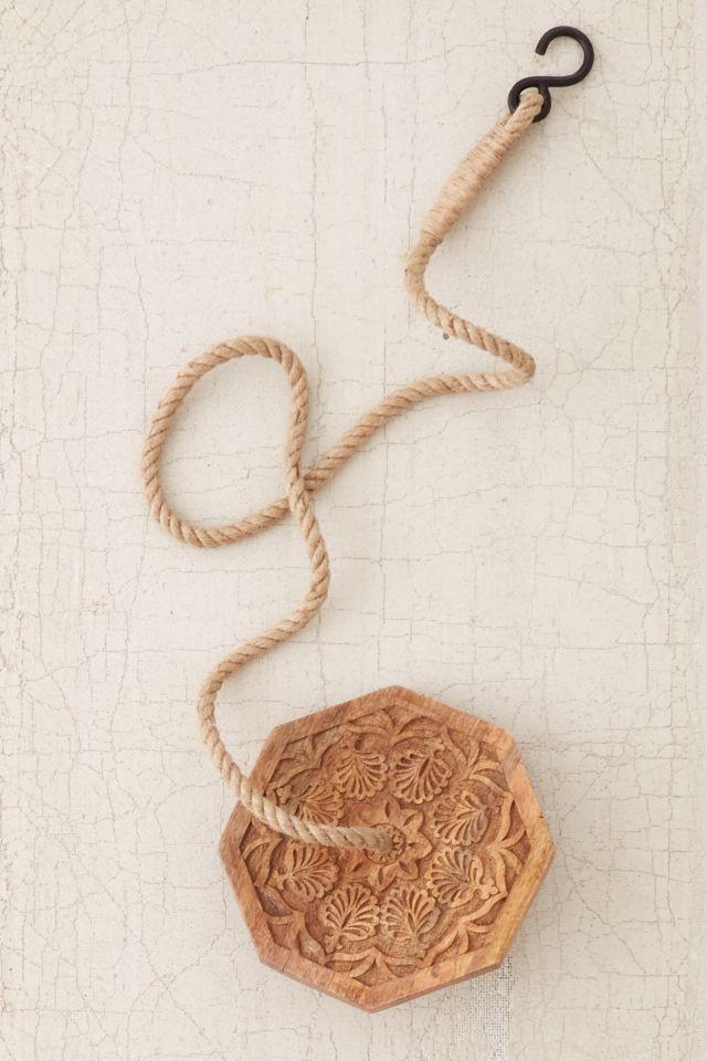Carved Wood Indoor Swing #2